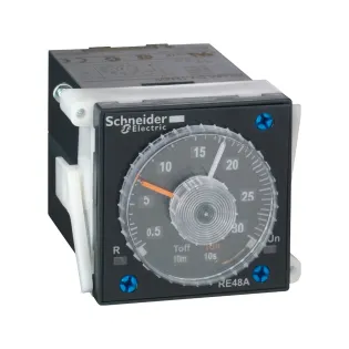 Schneider Electric RE48ACV12MW, Harmony RE48, On/Off Flaşör, 0.02sn-300s, Pano Tipi Zaman Rölesi, 11 Pin, 2 K/A Röle Çıkışlı, 24-240 Volt AC/DC