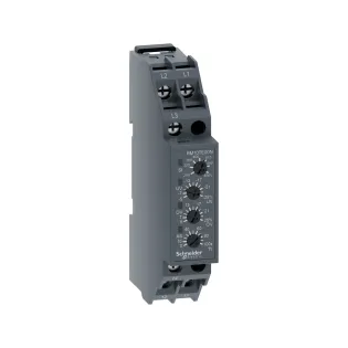 Schneider Electric RM10TE00N, Harmony RM10, Faz ve Gerilim Koruma Rölesi, Faz Sırası, Faz Kaybı, Faz Dengesi ve Aşırı-Düşük Gerilim Koruması, 0-15sn Gecikmeli, 208-480 Volt AC, 1K/A