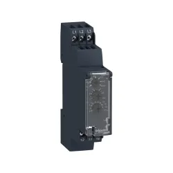 Schneider Electric RM17TA00, Harmony RM, Faz Koruma Rölesi, Faz Sırası, Faz Kaybı ve Faz Dengesi Koruması, 0.1-10sn Gecikmeli, 1K/A