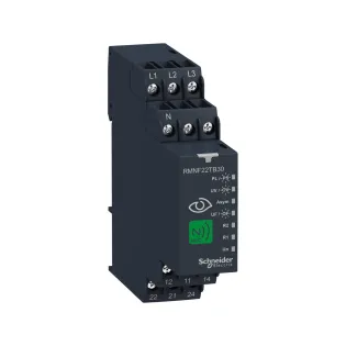 Schneider Electric RMNF22TB30, Harmony RMNF, NFC Özellikli Faz, Gerilim ve Frekans Koruma Rölesi, Faz Sırası, Faz Kaybı, Faz Dengesi, Aşırı-Düşük Gerilim ve Frekans Koruması, 208-480 Volt AC, 2K/A