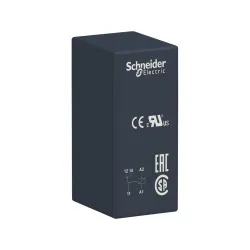 Schneider Electric RSB1A120B7, Harmony RSB, 12 Amper, 24 Volt AC, 1 K/A Kontaklı, 5 Pinli, Soketli Röle