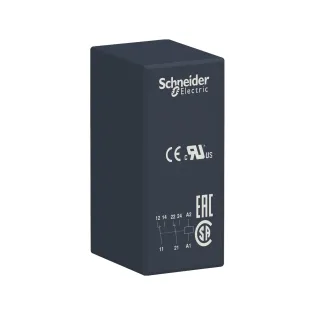 Schneider Electric RSB2A080BD, Harmony RSB, 8 Amper, 24 Volt DC, 2 K/A Kontaklı, 8 Pinli, Soketli Röle