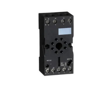 Schneider Electric RUZC2M, Harmony RUM, 8 Silindirik Pinli Soketli Röleler için Röle Soketi