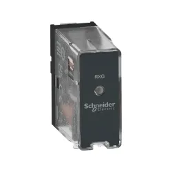 Schneider Electric RXG16P7, Harmony RXG, 10 Amper, 230 Volt AC, 1 K/A Kontaklı, 5 Pinli, Soketli Röle, LED’li