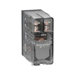 Schneider Electric RXG25BD, Harmony RXG, 5 Amper, 24 Volt DC, 2 K/A Kontaklı, 8 Pinli, Soketli Röle