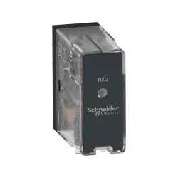 Schneider Electric RXG26BD, Harmony RXG, 5 Amper, 24 Volt DC, 2 K/A Kontaklı, 8 Pinli, Soketli Röle, LED’li