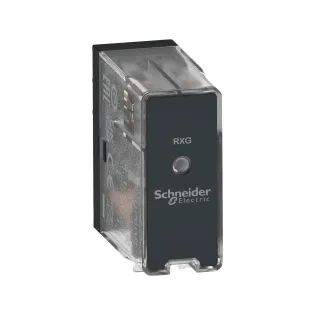 Schneider Electric RXG26BD, Harmony RXG, 5 Amper, 24 Volt DC, 2 K/A Kontaklı, 8 Pinli, Soketli Röle, LED’li