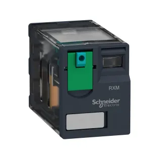 Schneider Electric RXM4AB1FD, Harmony RXM, 6 Amper, 110 Volt DC, 4 K/A Kontaklı, 14 Pinli, Soketli Röle, Test Butonlu