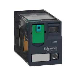Schneider Electric RXM4AB2BD, Harmony RXM, 6 Amper, 24 Volt DC, 4 K/A Kontaklı, 14 Pinli, Soketli Röle, LED’li, Test Butonlu