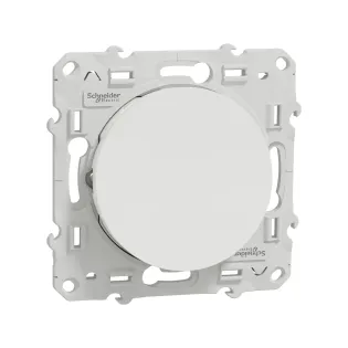 Schneider Electric S520206, Odace, Beyaz, Liht Anahtarı, Çerçevesiz