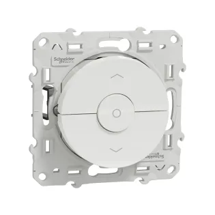 Schneider Electric S520208, Odace, Beyaz, Jaluzi Kumanda Anahtarı, Çerçevesiz