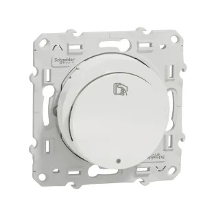 Schneider Electric S520283, Odace, Beyaz, Energy Saver, Mekanik, Çerçevesiz