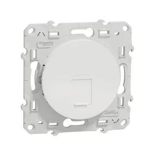 Schneider Electric S520400, Odace, Beyaz, Data İnternet Prizi, RJ45, Konnektörsüz, Çerçevesiz