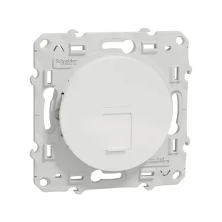 Schneider Electric S520476, Odace, Beyaz, Data İnternet Prizi, RJ45, CAT 6-STP, Çerçevesiz