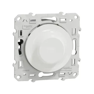 Schneider Electric S520519, Odace, Beyaz, Vavien LED Dimmer, 40-400VA, RL Tip, Çerçevesiz