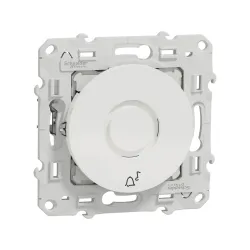 Schneider Electric S520580, Odace, Beyaz, Elektronik Kapı Zili, 230 Volt AC, Zil İşaretli, Çerçevesiz
