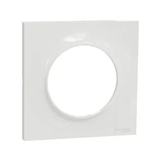 Schneider Electric S520702, Odace Styl, Beyaz, Tekli Çerçeve