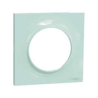 Schneider Electric S520702C, Odace Styl, Açık Mavi, Tekli Çerçeve