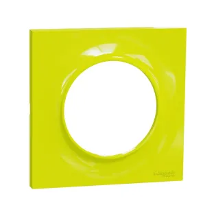 Schneider Electric S520702H, Odace Styl, Verde, Tekli Çerçeve