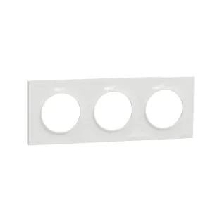 Schneider Electric S520706, Odace Styl, Beyaz, Üçlü Çerçeve