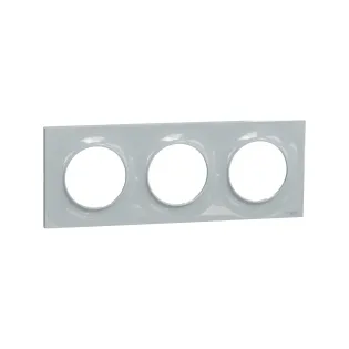 Schneider Electric S520706B1, Odace Styl, Kum Sarısı, Üçlü Çerçeve