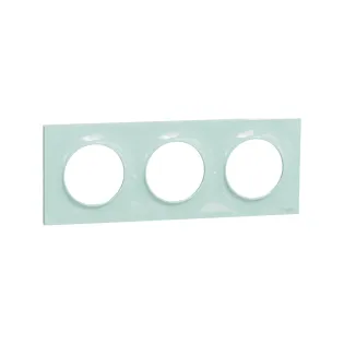 Schneider Electric S520706C, Odace Styl, Açık Mavi, Üçlü Çerçeve