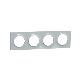Schneider Electric S520708B1, Odace Styl, Kum Sarısı, Dörtlü Çerçeve