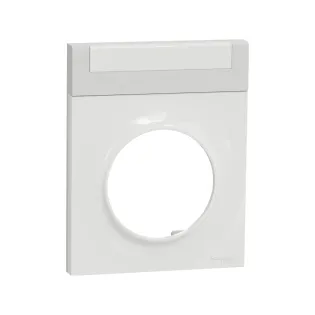 Schneider Electric S520732, Odace Pratik, Beyaz, Etiket Tutuculu Çerçeve