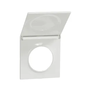 Schneider Electric S520752, Odace, Beyaz, Priz Ürünleri için Kapaklı Çerçeve, IP21