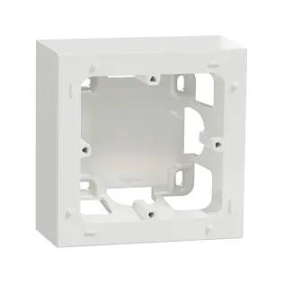 Schneider Electric S520762, Odace, Beyaz, Tekli Sıva Üstü Kasa