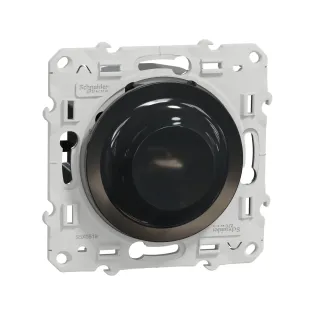 Schneider Electric S540519, Odace, Antrasit, Vavien LED Dimmer, 40-400VA, RL Tip, Çerçevesiz