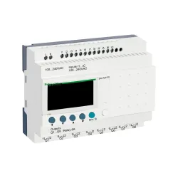 Schneider Electric SR2A201FU, Zelio Logic, Kompakt Akıllı Röle, 12 Dijital Giriş, 8 Röle Çıkış, 100-240 Volt AC, LADDER