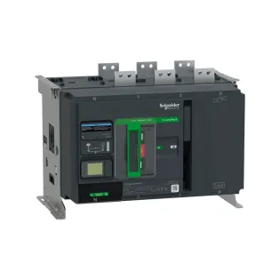 Schneider Electric TA1AD3L12H4TPE, TransferPacT, 1250 Amper, 3 Kutuplu, Aktif Otomatik Transfer Şalteri, TA1A, LCD Ekranlı