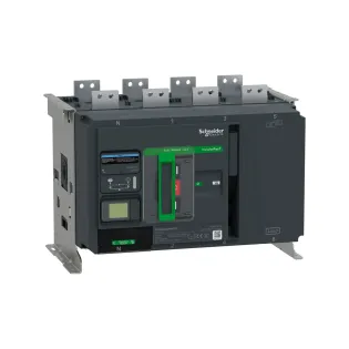 Schneider Electric TA1AD4L8004TPE, TransferPacT, 800 Amper, 4 Kutuplu, Aktif Otomatik Transfer Şalteri, TA1A, LCD Ekranlı