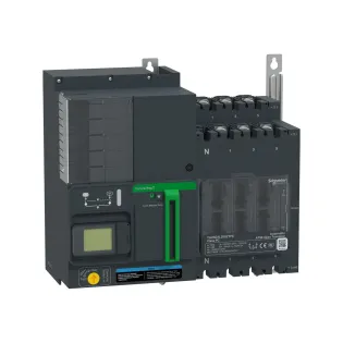 Schneider Electric TA25D3L1002TPE, TransferPacT, 100 Amper, 3 Kutuplu, Aktif Otomatik Transfer Şalteri, TA25, LCD Ekranlı