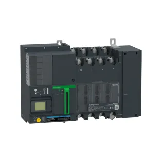 Schneider Electric TA63D4L6304TPE, TransferPacT, 630 Amper, 4 Kutuplu, Aktif Otomatik Transfer Şalteri, TA63, LCD Ekranlı