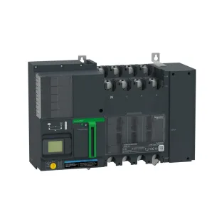 Schneider Electric TA80D4L8004TPE, TransferPacT, 800 Amper, 4 Kutuplu, Aktif Otomatik Transfer Şalteri, TA80, LCD Ekranlı