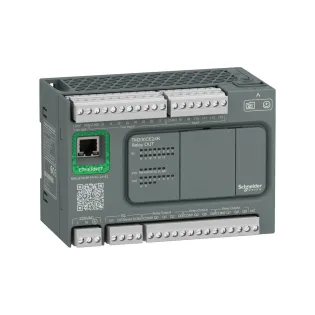 Schneider Electric TM200CE24R, Modicon M200, Ethernetli Kompakt Tip Programlanabilir Lojik Kontrolör (PLC), 9 Dijital Giriş, 7 Röle Çıkış, 100-240 Volt AC