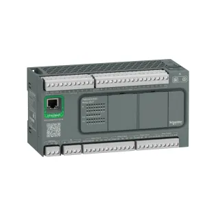 Schneider Electric TM200CE40R, Modicon M200, Ethernetli Kompakt Tip Programlanabilir Lojik Kontrolör (PLC), 24 Dijital Giriş, 16 Röle Çıkış, 100-240 Volt AC