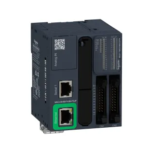 Schneider Electric TM221ME32TK, Modicon M221, Modüler Tip Programlanabilir Lojik Kontrolör(PLC), 16 Dijital Giriş, 16 Transistör Çıkış, 2 Analog Çıkış, 24 Volt DC, Ethernetli