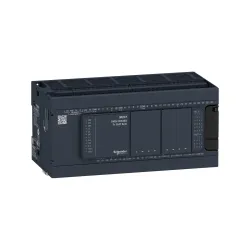 Schneider Electric TM241C40R, Modicon M241, Kompakt Tip Programlanabilir Lojik Kontrolör(PLC), 24 Dijital Giriş, 16 Röle Çıkış, 100-240 Volt AC