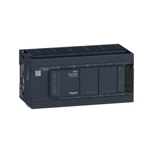 Schneider Electric TM241C40R, Modicon M241, Kompakt Tip Programlanabilir Lojik Kontrolör(PLC), 24 Dijital Giriş, 16 Röle Çıkış, 100-240 Volt AC