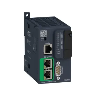 Schneider Electric TM251MESC, Modicon M251, Programlanabilir Lojik Kontrolör(PLC), 24 Volt DC, CanOpen, Ethernet, Serial