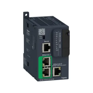 Schneider Electric TM251MESE, Modicon M251, Programlanabilir Lojik Kontrolör(PLC), 24 Volt DC, Ethernet, Serial