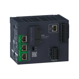 Schneider Electric TM262L20MESE8T, Modicon M262, Programlanabilir Lojik Kontrolör(PLC), 3ns Komut Çevrim Süresi, 4 Dijital Giriş, 4 Transistör Çıkış, 24 Volt DC