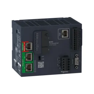 Schneider Electric TM262M35MESS8T, Modicon M262, Programlanabilir Lojik Kontrolör(PLC), 16 Eksen/1ms, 4 Dijital Giriş, 4 Transistör Çıkış, 1 Encoder, 24 Volt DC