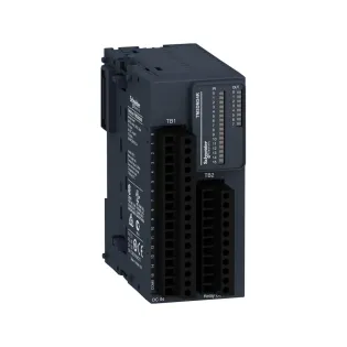 Schneider Electric TM3DM24R, Modicon TM3, Programlanabilir Lojik Kontrolörler için Dijital Çıkış Modülü, 16 Dijital Giriş, 8 Röle Çıkış