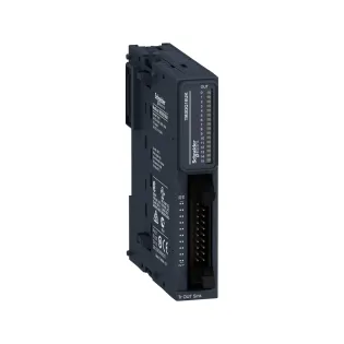 Schneider Electric TM3DQ16UK, Modicon TM3, Programlanabilir Lojik Kontrolörler için Dijital Çıkış Modülü, 16 Transistör Çıkış(Sink), He10 Konnektör