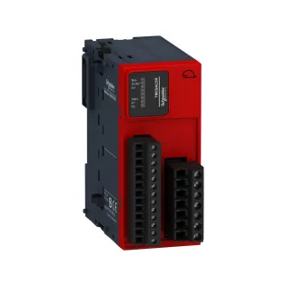 Schneider Electric TM3SAC5R, Modicon TM3, Programlanabilir Lojik Kontrolörler için Makine Emniyet Modülü, 1 Fonksiyon, CAT3