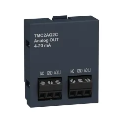 Schneider Electric TMC2AQ2C, Modicon M221, Programlanabilir Lojik Kontrolörler için Kartuş Tip Analog Çıkış Modülü, 2 Analog Çıkış(4-20mA)